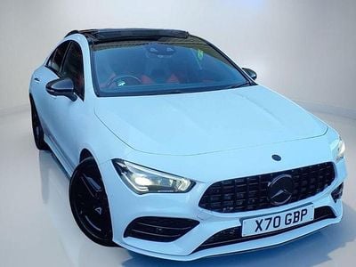 Used Mercedes CLA200 AMG Line Premium Plus 163 HP (119 kW) 2020 White Coupe