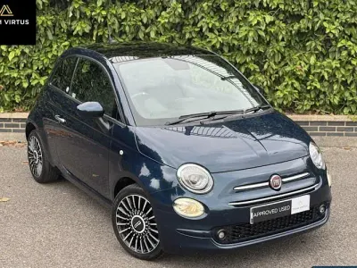 Used Fiat 500 Launch Edition 69 HP (50 kW) 2020 Blue Hatchback