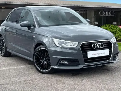 Used Audi A1 S-Line 116 HP (85 kW) 2018 Grey Hatchback