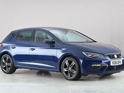 Used Seat Leon FR 125 HP (91 kW) 2018 Blue Hatchback