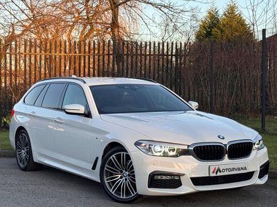 White Used 2018 BMW 520 M Sport Estate | £15,995 (Fair price)