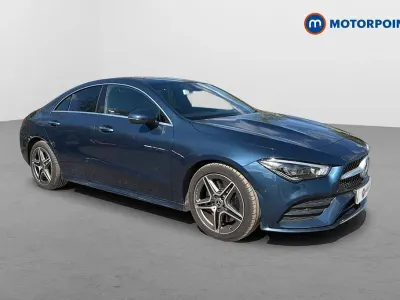Used Mercedes CLA250 AMG line 224 HP (164 kW) 2022 Blue Coupe