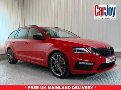Used Skoda Octavia vRS 245 HP (180 kW) 2019 Red Estate
