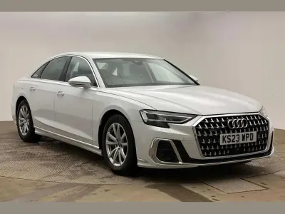 Used Audi A8L Sport 286 HP (210 kW) 2023 White Sedan
