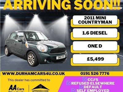 used Mini One D Countryman 1.6L 5d 90 BHP