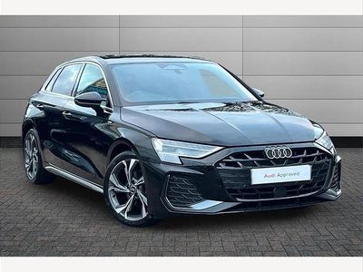 Begagnad Audi A3 S-Line 150 HK (110 kW) 2025 Svart Halvkombi