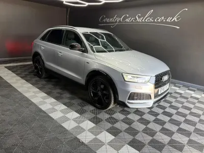 Used Audi Q3 Black Edition 150 HP (110 kW) 2018 Silver SUV
