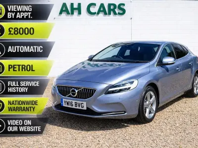 Used Volvo V40 Inscription 152 HP (111 kW) 2016 Blue Hatchback