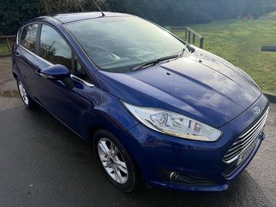 Used Ford Fiesta Zetec 75 HP (55 kW) 2016 Blue Hatchback