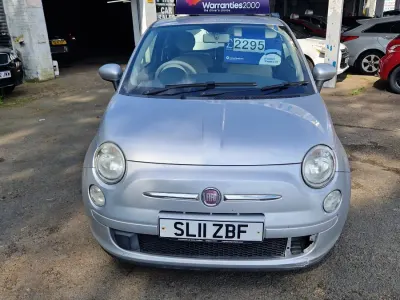 Used Fiat 500 Pop 69 HP (50 kW) 2011 Silver Hatchback