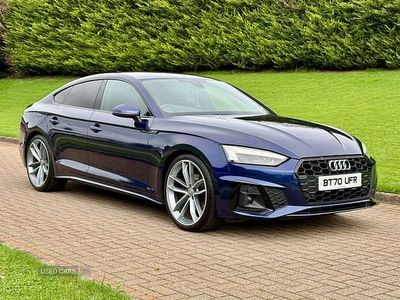 Used Audi A5 S-Line 2021 Blue Coupe