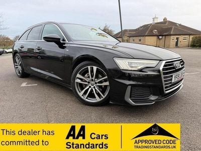 Used Audi A6 S-Line 204 HP (150 kW) 2019 Black Estate