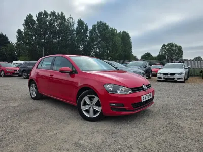 Used VW Golf VII Edition 110 HP (80 kW) 2017 Red Hatchback