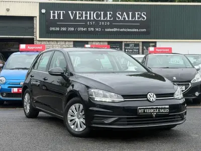 Used VW Golf VII S 85 HP (62 kW) 2017 Black Hatchback