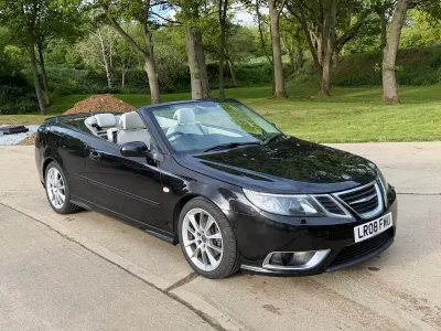 Used Saab 9-3 Cabriolet Aero 2008 Black Cabriolet