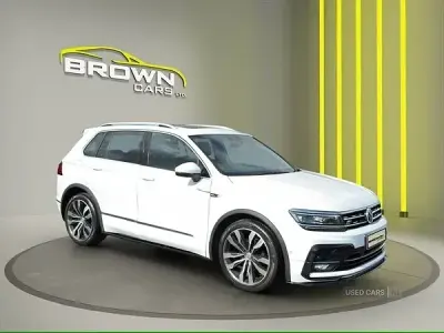 Used VW Tiguan R-line 150 HP (110 kW) 2019 White SUV
