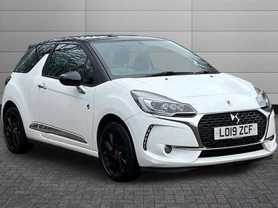 Used DS Automobiles DS3 Performance 110 HP (80 kW) 2019 Polar white with black roof Hatchback