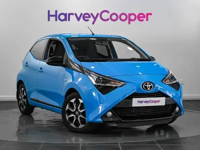Used Toyota Aygo Trend 72 HP (52 kW) 2019 Blue Hatchback