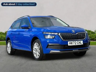Usado Skoda Kamiq SE 110 HP (80 kW) 2022 Azul SUV