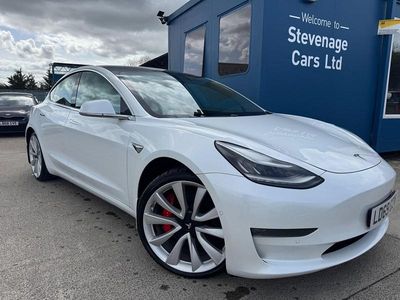 Used Tesla Model 3 Performance 82 kW (112 HP) 2019 White Sedan