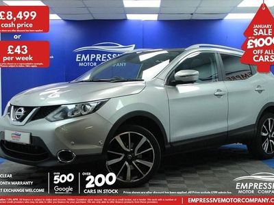 Silver Used 2017 Nissan Qashqai Tekna SUV | £8,499 (Fair price)