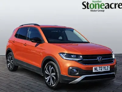 Usado VW T-Cross Black Edition 110 HP (80 kW) 2022 Laranja SUV