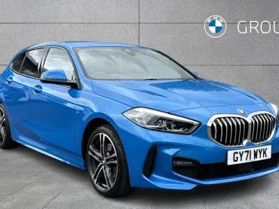 Used BMW 118 M Sport 136 HP (100 kW) 2021 Blue Hatchback