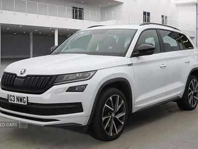 Used Skoda Kodiaq SportLine 190 HP (139 kW) 2018 White SUV