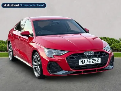 Used Audi A3 S-Line 147 HP (108 kW) 2025 Red Sedan