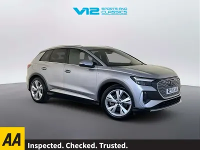 Used Audi Q4 e-tron S-Line 150 kW (204 HP) 2021 Silver SUV