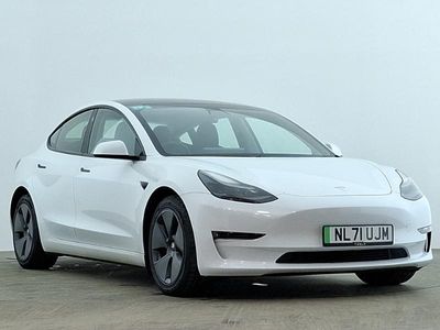 Used Tesla Model 3 Long Range AWD 11 kW (15 HP) 2021 White Sedan