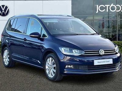Used VW Touran SEL 150 HP (110 kW) 2019 Blue MPV