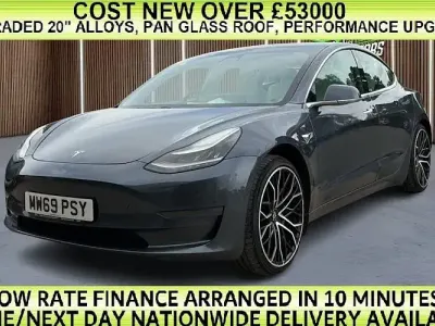Used Tesla Model 3 Performance 461 kW (627 HP) 2019 Grey Sedan