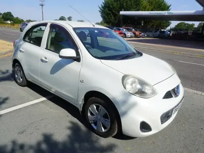 Used Nissan Micra Acenta 2014 White Hatchback