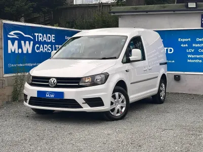 Used VW Caddy Trendline 102 HP (75 kW) 2018 White MPV