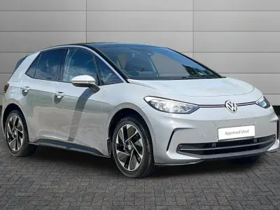 Used VW ID.3 Pure 125 kW (170 HP) 2026 Moonstone grey with solid black roof Hatchback