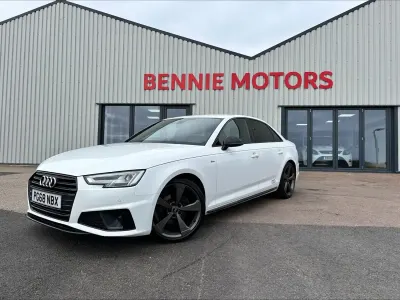 Used Audi A4 Black Edition 2019 White Sedan