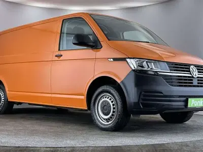 Used VW T6.1 83 kW (113 HP) 2021 Orange Van