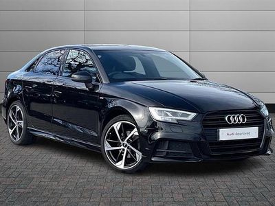Used Audi A3 Black Edition 116 HP (85 kW) 2018 Black Sedan