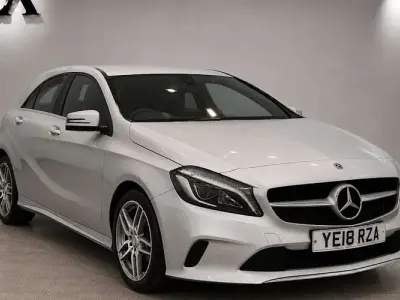 Used Mercedes A180 Sport Edition 109 HP (80 kW) 2018 Silver Hatchback