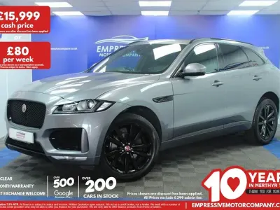 Used Jaguar F-Pace Chequered Flag 180 HP (132 kW) 2019 Grey SUV