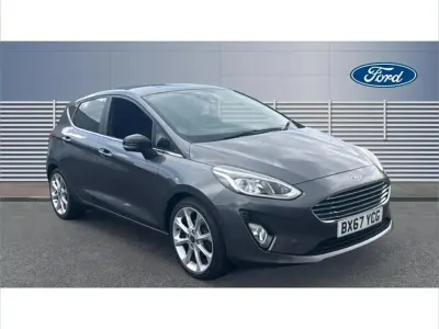 Used Ford Fiesta Titanium 99 HP (72 kW) 2017 Grey Hatchback