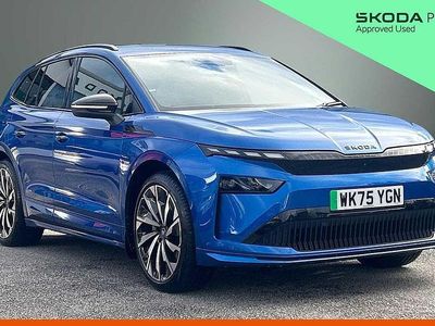 Used Skoda Enyaq iV SportLine 154 kW (210 HP) 2025 Race blue metallic SUV
