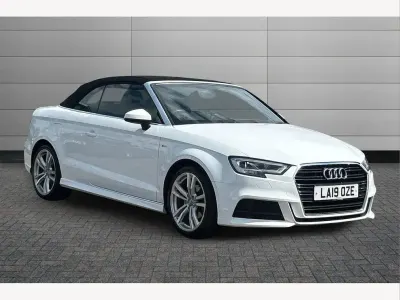 Used Audi A3 Cabriolet S-Line 150 HP (110 kW) 2019 White Cabriolet