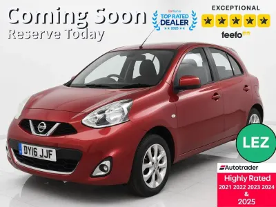 Used Nissan Micra Acenta 2016 Red Hatchback