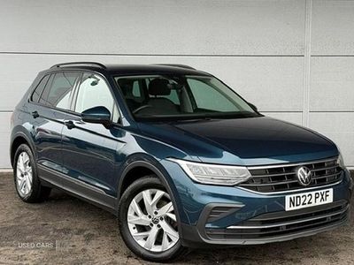 Blue Used 2022 VW Tiguan Life SUV | £21,995 (A bit pricey)