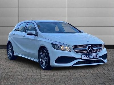 Used Mercedes A180 AMG line 109 HP (80 kW) 2017 White Hatchback