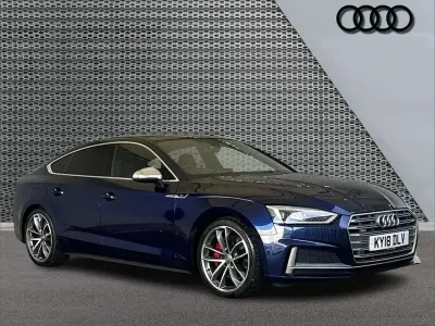 Used Audi A5 Design 348 HP (255 kW) 2018 Blue Coupe