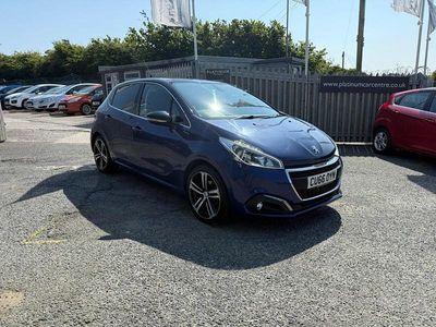 Used Peugeot 208 GT-line 100 HP (73 kW) 2016 Blue Hatchback