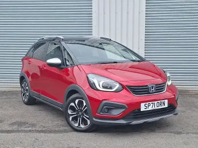 Used Honda Jazz Hybrid 109 HP (80 kW) 2021 Red Hatchback